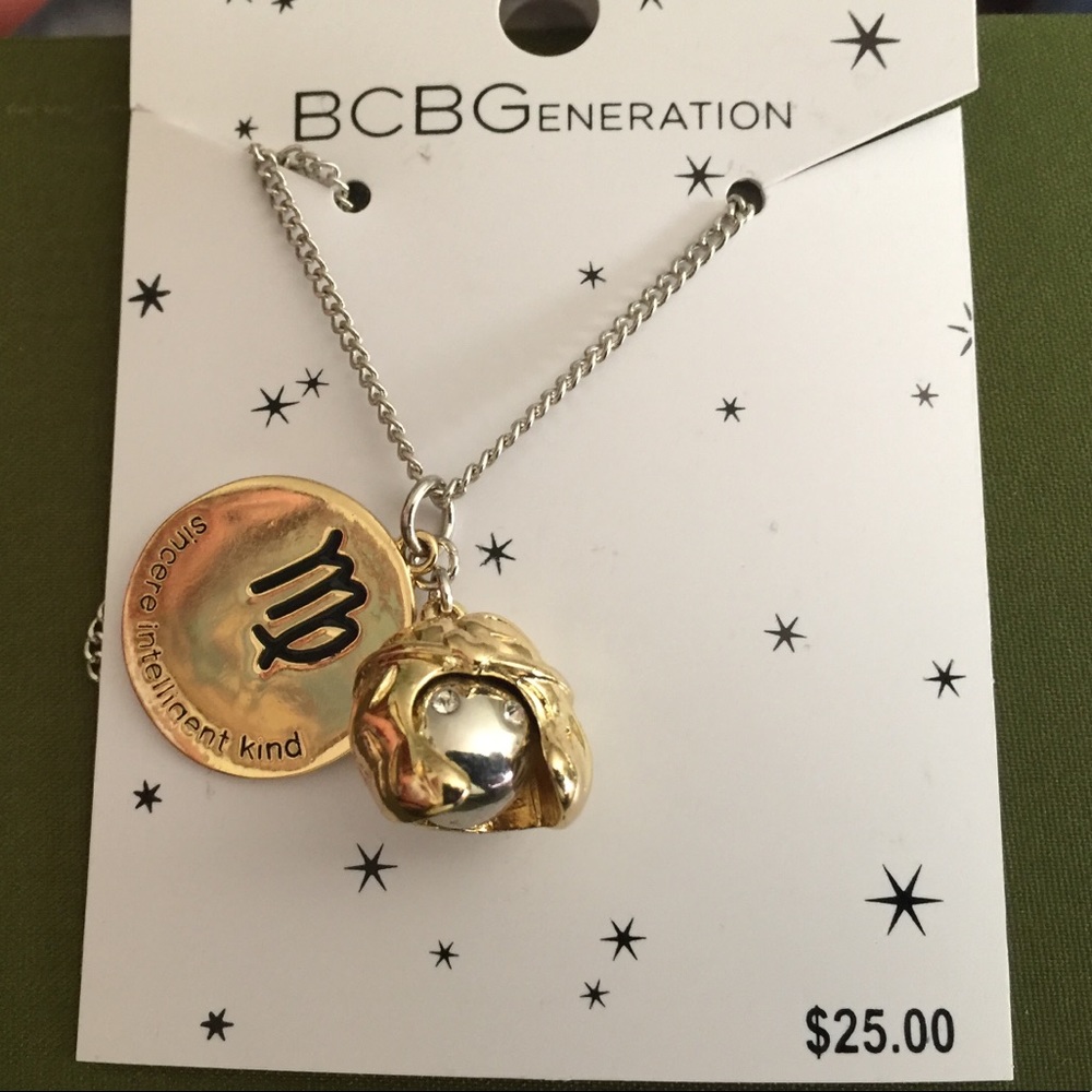 💥Virgo Gold & Silver Pendant Necklace